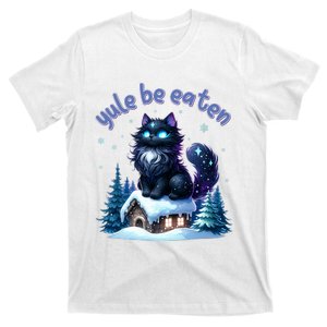 Yule Be Eaten Yule Cat Jolakotturinn Icelandic Christmas T-Shirt