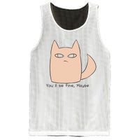 You'll Be Fine Maybe Mesh Reversible Basketball Jersey Tank