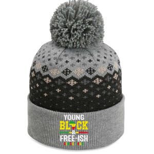 Young Black Freeish 1865 Juneteenth Freedom Day Independence Gift The Baniff Cuffed Pom Beanie