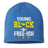 Young Black Freeish 1865 Juneteenth Freedom Day Independence Gift Sustainable Beanie