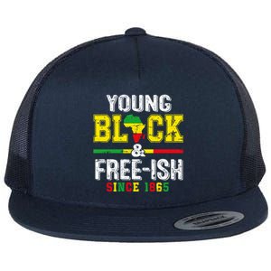 Young Black Freeish 1865 Juneteenth Freedom Day Independence Gift Flat Bill Trucker Hat