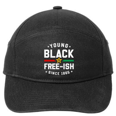 Young Black Freeish Since 1865 7-Panel Snapback Hat