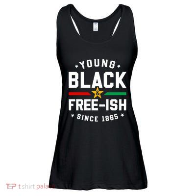 Young Black Freeish Since 1865 Ladies Essential Flowy Tank