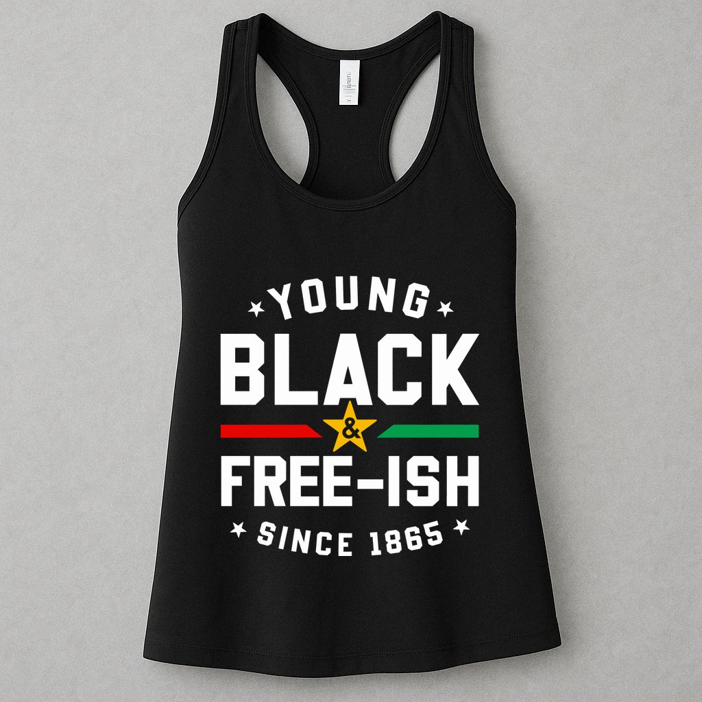 Young Black Freeish Since 1865 Womens Tank Top