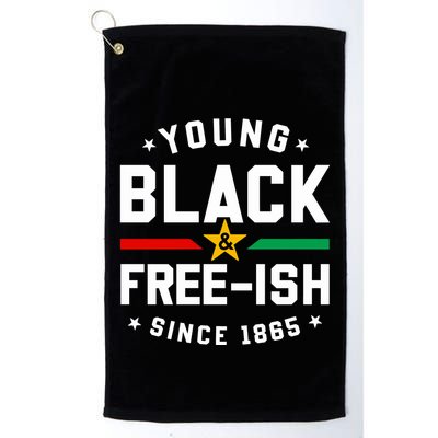 Young Black Freeish Since 1865 Golf Towel