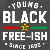 Young Black Freeish Since 1865 Vector Backpack