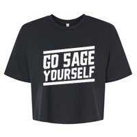 Yogi Bryan Go Sage Yourself Bella+Canvas Jersey Crop Tee