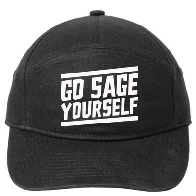 Yogi Bryan Go Sage Yourself 7-Panel Snapback Hat