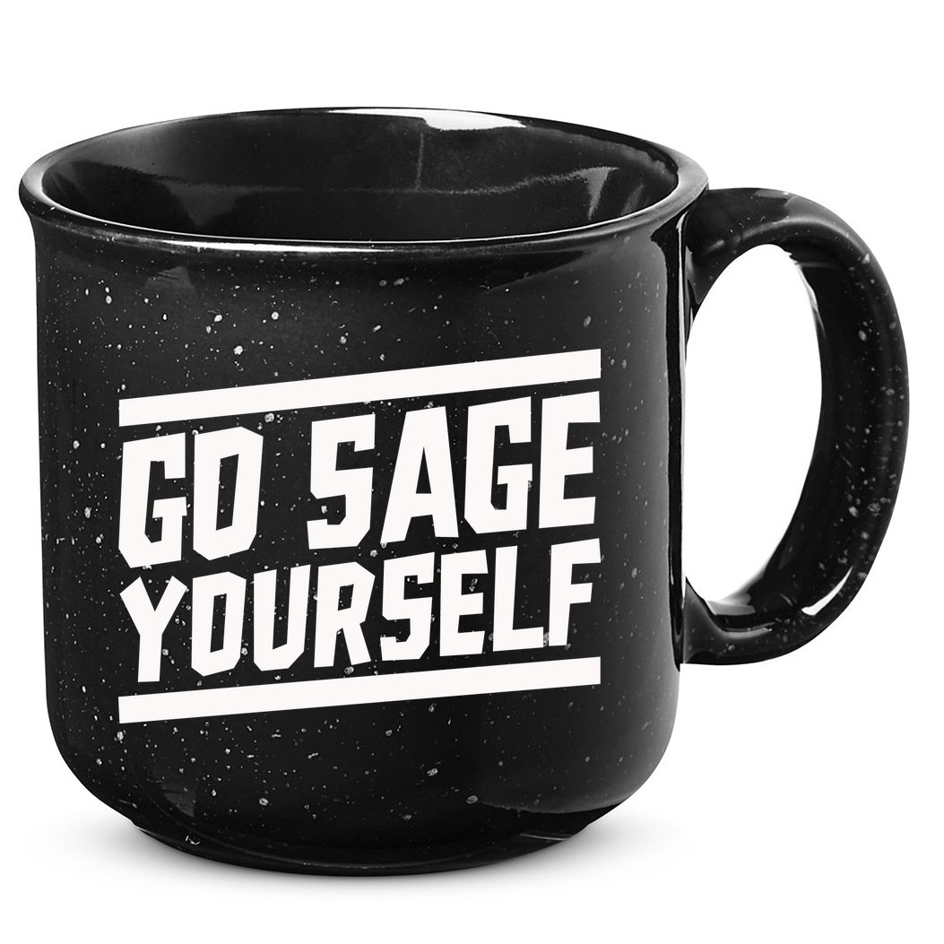 Yogi Bryan Go Sage Yourself 15oz Campfire Ceramic Mug