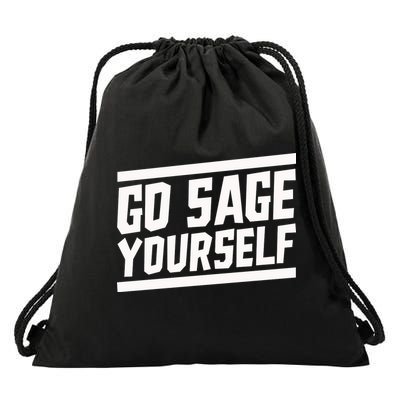 Yogi Bryan Go Sage Yourself Drawstring Bag