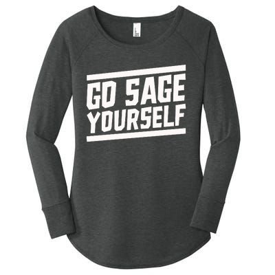 Yogi Bryan Go Sage Yourself Women's Perfect Tri Tunic Long Sleeve Shirt