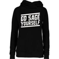 Yogi Bryan Go Sage Yourself Womens Funnel Neck Pullover Hood