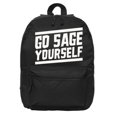 Yogi Bryan Go Sage Yourself 16 in Basic Backpack