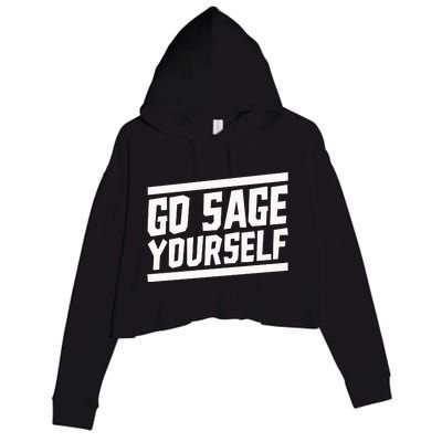 Yogi Bryan Go Sage Yourself Crop Fleece Hoodie