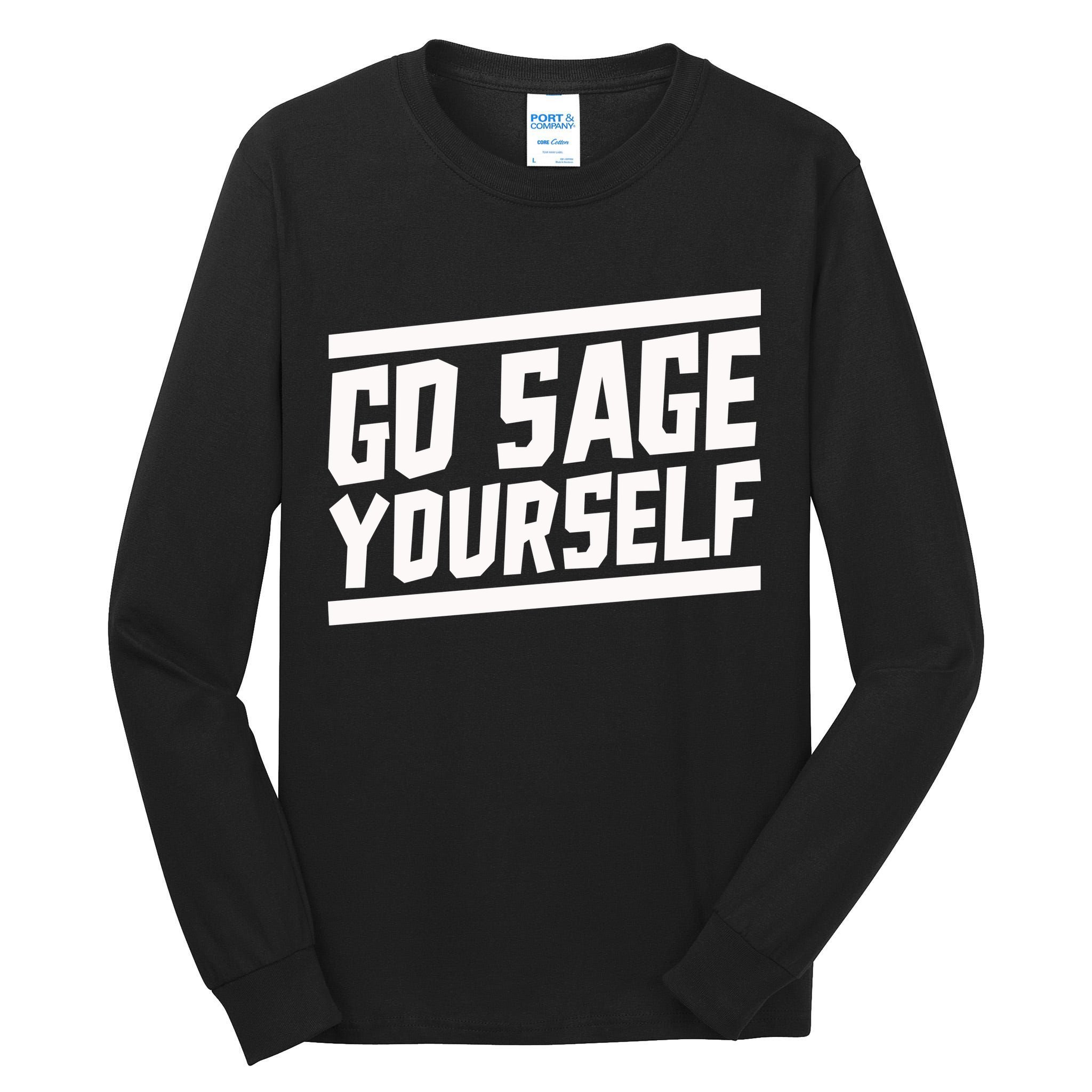 Yogi Bryan Go Sage Yourself Tall Long Sleeve T-Shirt