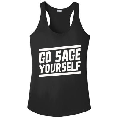 Yogi Bryan Go Sage Yourself Ladies PosiCharge Competitor Racerback Tank
