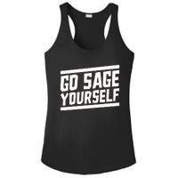 Yogi Bryan Go Sage Yourself Ladies PosiCharge Competitor Racerback Tank