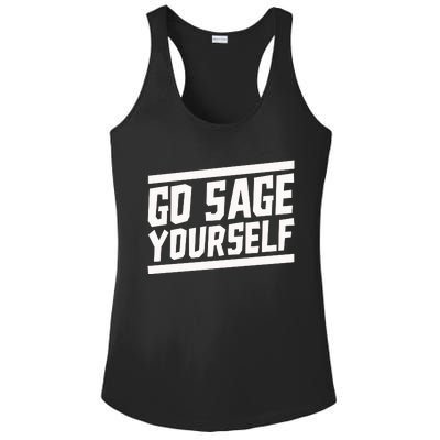 Yogi Bryan Go Sage Yourself Ladies PosiCharge Competitor Racerback Tank