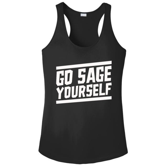 Yogi Bryan Go Sage Yourself Ladies PosiCharge Competitor Racerback Tank