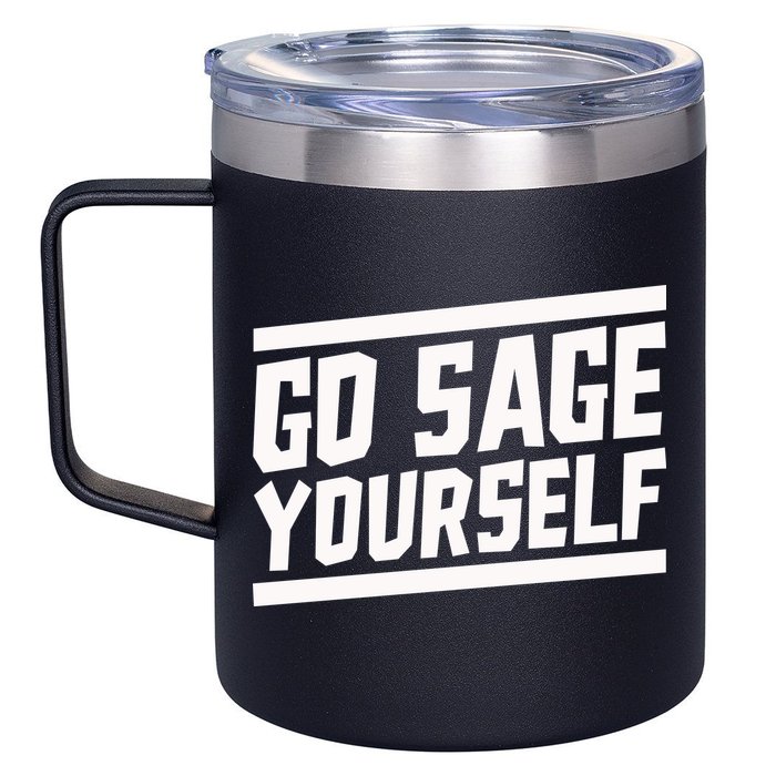 Yogi Bryan Go Sage Yourself 12oz Stainless Steel Coffee Mug