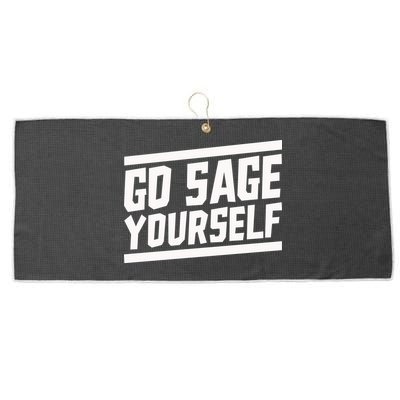 Yogi Bryan Go Sage Yourself Large Microfiber Waffle Golf Towel