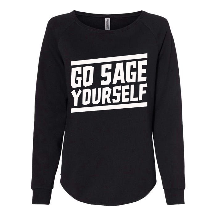 Yogi Bryan Go Sage Yourself Womens California Wash Sweatshirt