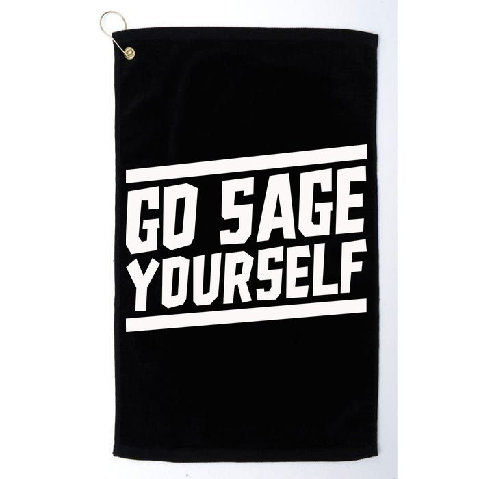Yogi Bryan Go Sage Yourself Golf Towel