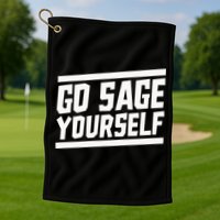 Yogi Bryan Go Sage Yourself Golf Towel