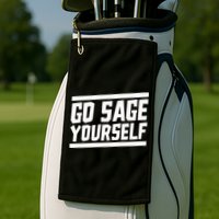 Yogi Bryan Go Sage Yourself Golf Towel