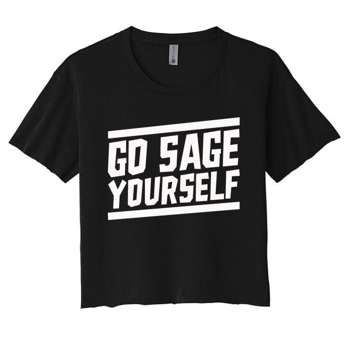 Yogi Bryan Go Sage Yourself Women's Crop Top Tee