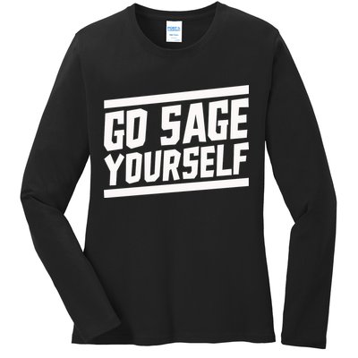 Yogi Bryan Go Sage Yourself Ladies Long Sleeve Shirt