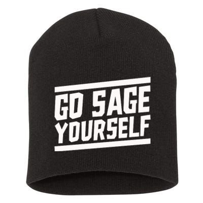 Yogi Bryan Go Sage Yourself Short Acrylic Beanie