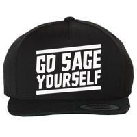 Yogi Bryan Go Sage Yourself Wool Snapback Cap