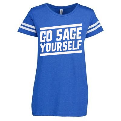 Yogi Bryan Go Sage Yourself Enza Ladies Jersey Football T-Shirt