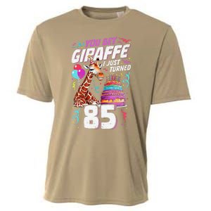 You Bet Giraffe I Just Turned 85 Funny 85th Birthday Cooling Performance Crew T-Shirt