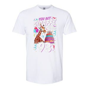 You Bet Giraffe I Just Turned 93 Funny 93rd Birthday Softstyle CVC T-Shirt