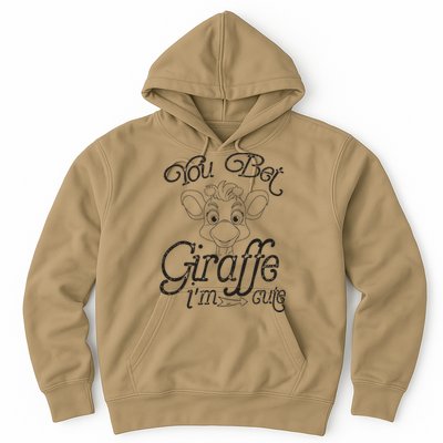 You Bet Giraffe IM Cute Animal Lover Hoodie