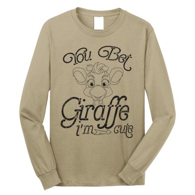 You Bet Giraffe IM Cute Animal Lover Long Sleeve Shirt