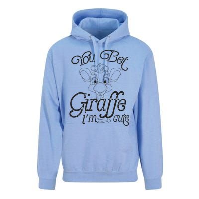 You Bet Giraffe IM Cute Animal Lover Unisex Surf Hoodie