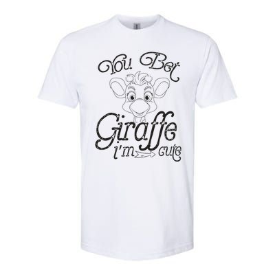 You Bet Giraffe IM Cute Animal Lover Softstyle CVC T-Shirt