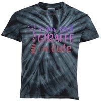 You Bet Giraffe IM Cute Animal Lover Kids Tie-Dye T-Shirt