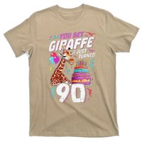 You Bet Giraffe I Just Turned 90 Funny 90th Birthday T-Shirt