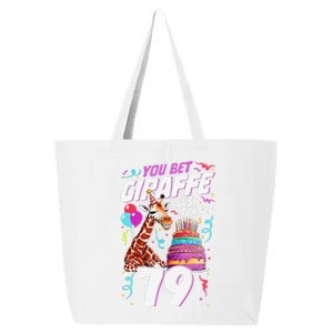 You Bet Giraffe I Just Turned 79 Funny 79th Birthday 25L Jumbo Tote