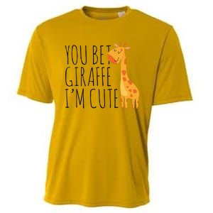 You Bet Giraffe IM Cute New Baby Funny Baby Cooling Performance Crew T-Shirt