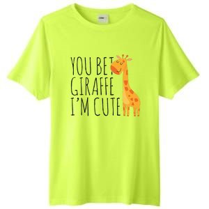 You Bet Giraffe IM Cute New Baby Funny Baby Tall Fusion ChromaSoft Performance T-Shirt