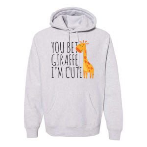 You Bet Giraffe IM Cute New Baby Funny Baby Premium Hoodie