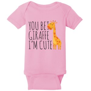 You Bet Giraffe IM Cute New Baby Funny Baby Baby Bodysuit