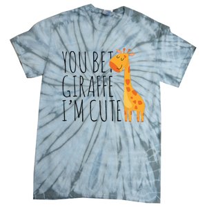 You Bet Giraffe IM Cute New Baby Funny Baby Tie-Dye T-Shirt