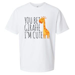 You Bet Giraffe IM Cute New Baby Funny Baby Sueded Cloud Jersey T-Shirt