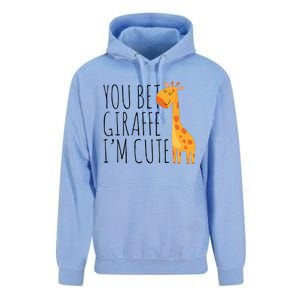 You Bet Giraffe IM Cute New Baby Funny Baby Unisex Surf Hoodie